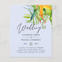 Cheapest Tropical Lövs Bröllop Luau Reception