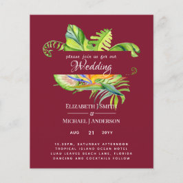 Cheapest Tropical Lövs Bröllop Luau Reception