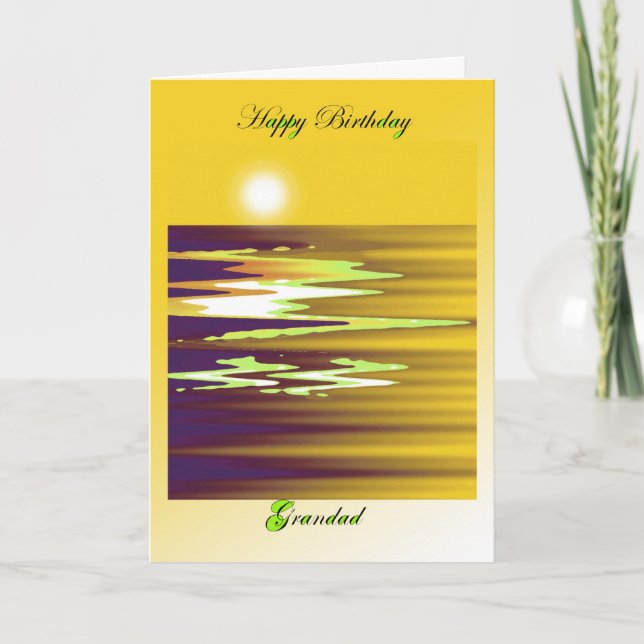 cheason för grattis på födelsedagengrandadbrenda kort (Framsida)