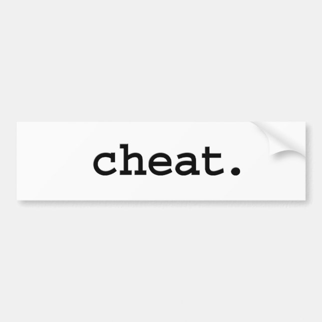 cheat. bildekal (Framsidan)
