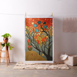 Cheater Quilt Panel i William Morris Stil Tyg