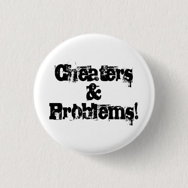 Cheaters och problem knapp (Framsida)