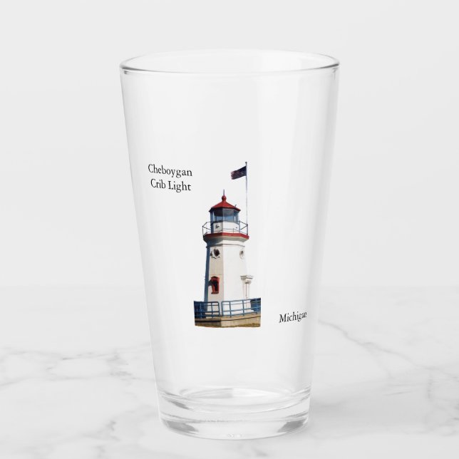 Cheboygan Light glass Glaskopp (Framsida)