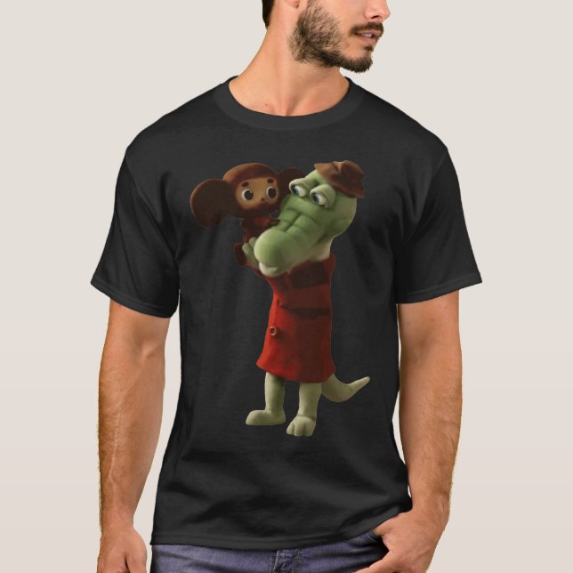 Cheburashka &amp; Gena Classic T-Shirt (Framsida)