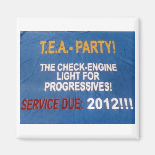 CHECK_ENGINE-design Magnet (Framsidan)