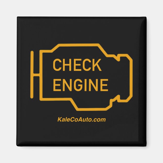 Check Engine Magnet (Framsidan)