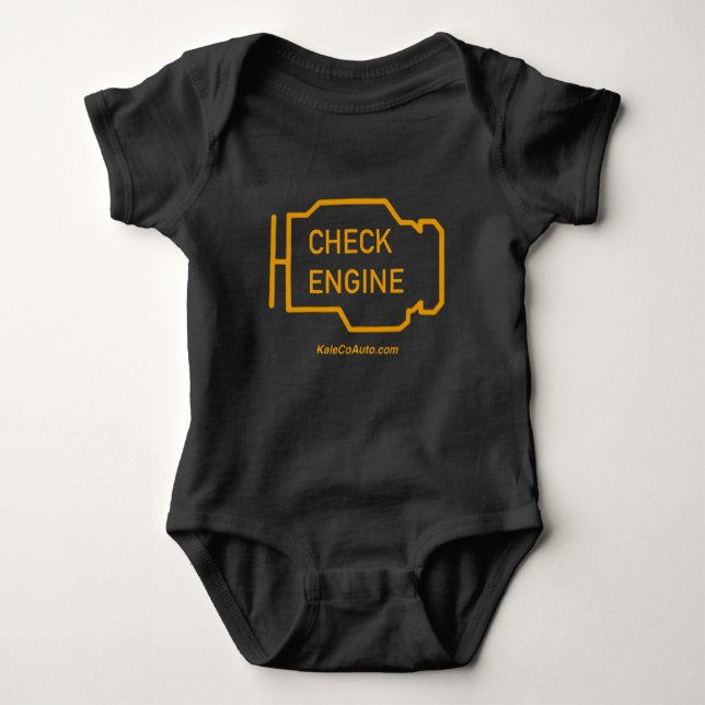 Check Engine  T Shirt (Framsida)