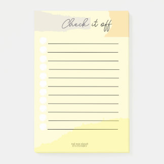 Check it off Notepad Post-it Block