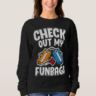 Check Out My Fun bags Corn Hole  Team Player T Shirt