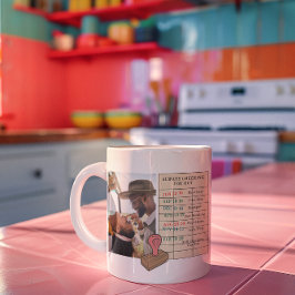 Checka alltid ut dig | Anpassningsbar Bibliotek-ko Kaffemugg