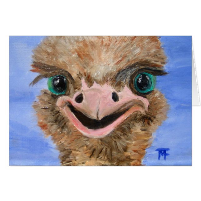 Checka bara in - Geeting Card Hälsningskort (Framsidan Horizontal)