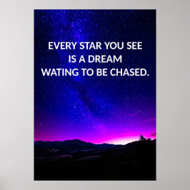 Checka din Dreams Motivational Poster