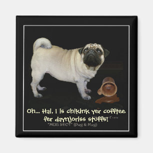 "Checka din kaffe.." roligt Magnet. Magnet