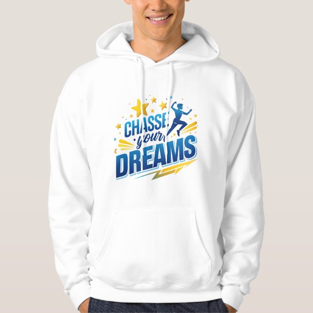 Checka dina drömmar hoodie (Framsida)