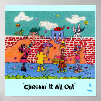 "Checka in allt ut" Poster