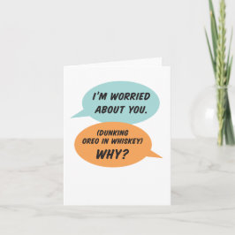 Checka in på Friend Funny Pandemic Hälsning Kort