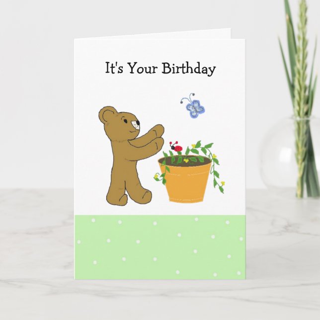 Checka ut en fjäril-födelsedagsdesign kort (Framsida)