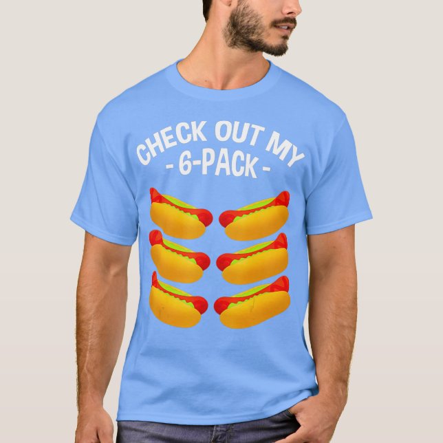 Checka ut hund för min Si Pack 6Pack-Hett T Shirt (Framsida)