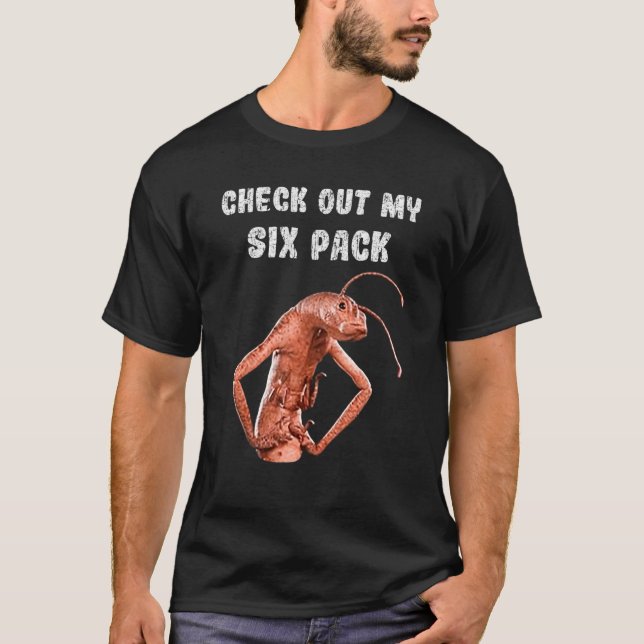 Checka ut min 6-pack Alien Retro Workout Fitn T Shirt (Framsida)