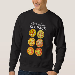 Checka ut min 6-pack-pizza lång ärmad tröja