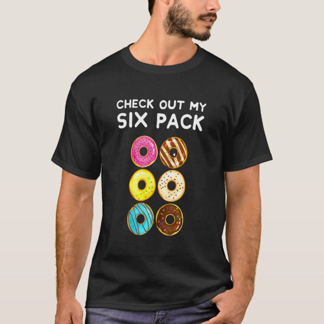 Checka ut min sexpack - Donut Donuts - Gym T Shirt (Framsida)