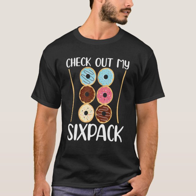 Checka ut min sexpack-donut-gym 2 t shirt (Framsida)