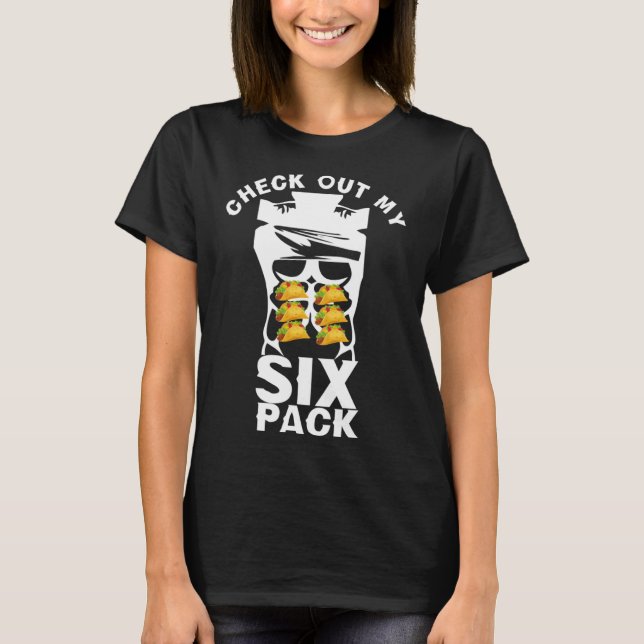 Checka ut min sexpack-workout för För manar kvinno T Shirt (Framsida)