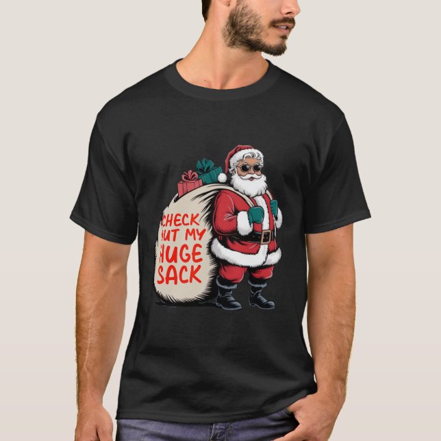 Checka ut min stora säck jultomten 2024 t shirt (Framsida)