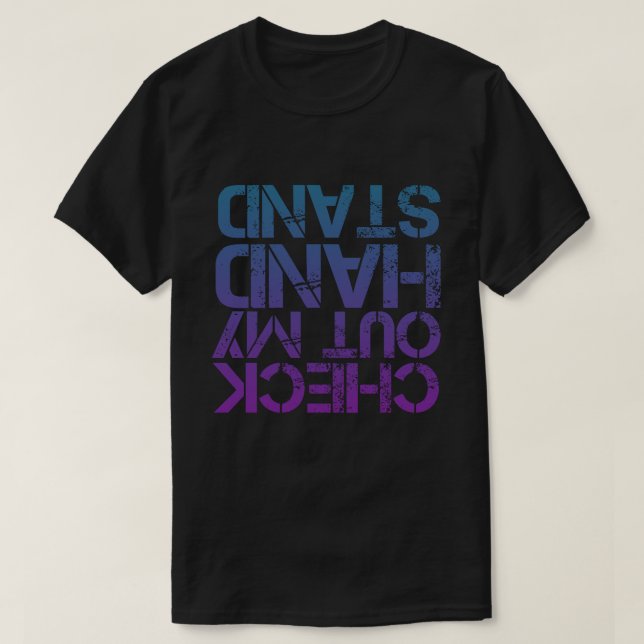 Checka ut mina handställ, underbara Gymnastics Gif T Shirt (Design framsida)