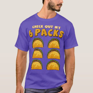 Checka ut mitt sexpaket Funny Taco Tisdag eller Ci T Shirt