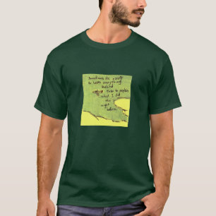 Checka ut skuggor Uppsåtligt Escape ensam på resa T Shirt