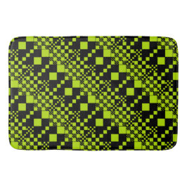 Checkade, Kontroller - Beskär grön Badrumsmatta