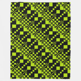 Checkade, Kontroller - Beskär grön Fleecefilt