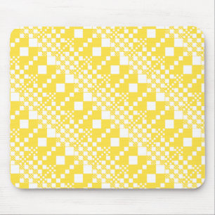Checkar, checkar in Lemon Gult and White Musmatta