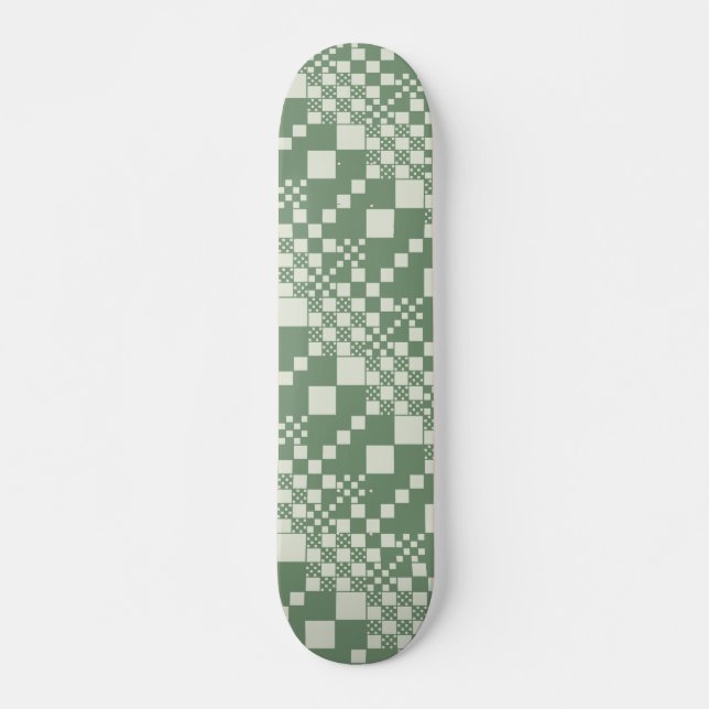 Checkat, Incheckning av Grönt Mini Skateboard Bräda 18,5 Cm (Framsida)