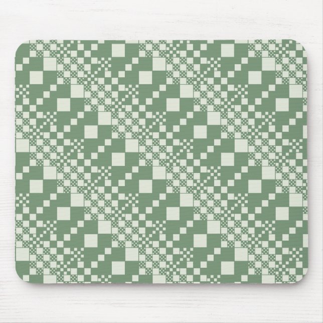 Checkat, Incheckning av Grönt Musmatta (Framsidan)