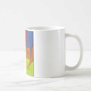 Checkat Whirl Art-utskrift Kaffemugg