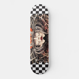 Checkated Retro Coola Girl Mini Skateboard Bräda 18,5 Cm