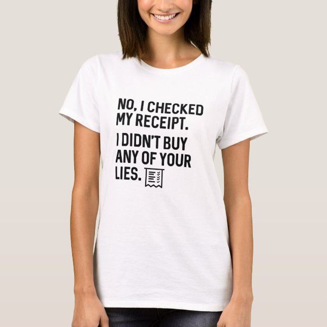 CheckatInleveransLies1A T Shirt (Framsida)