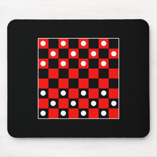 Checkboard Checker Board Games Black and Red Hal Musmatta (Framsidan)