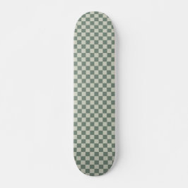 Checkboard för grönt mini skateboard bräda 18,5 cm
