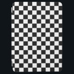 Checkboard för svartvit kontrollerbar Mönster iPad Air Skydd<br><div class="desc">Checkered Mönster - Black and white checkerboard.</div>