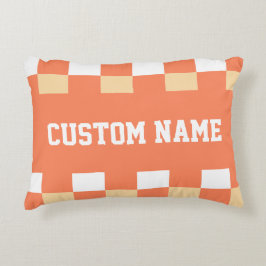 Checkboard Mönster Prydnadskudde