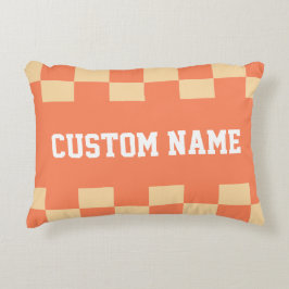 Checkboard Mönster Prydnadskudde