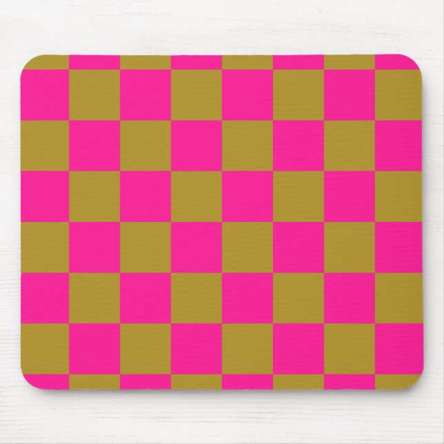 Checkboard rosa guld musmatta (Framsidan)