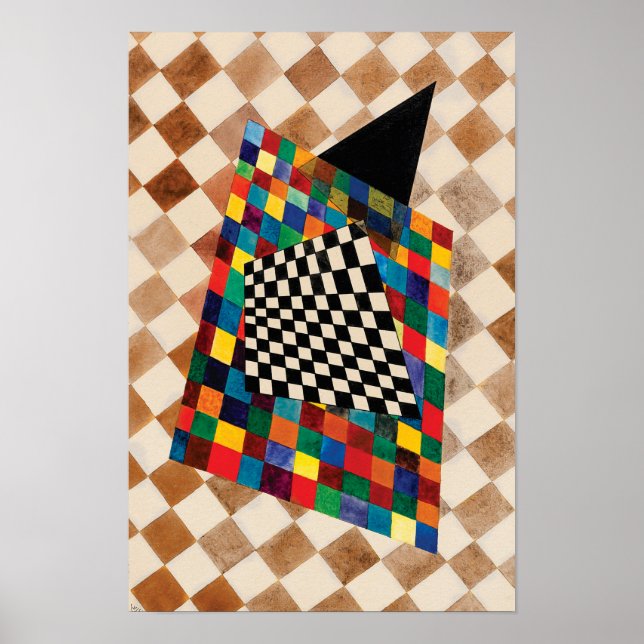 Checker av Wassily Kandinsky Poster (Framsidan)