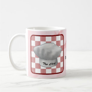 Checker Chef Hat Kaffemugg