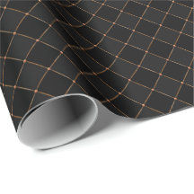 Checker Copper Lattice Black Halloween Mönster