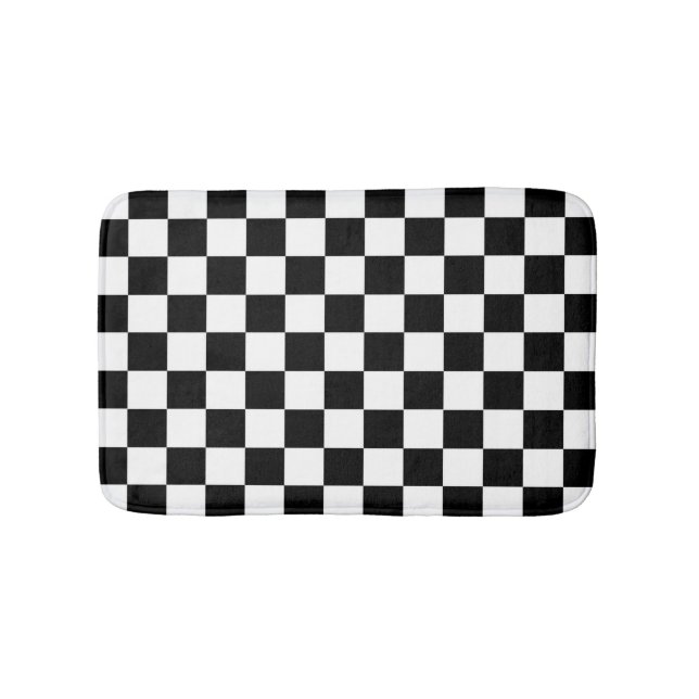 Checker-Flagga Badrumsmatta (Framsidan)