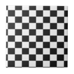 Checker Flagga Ceramic Tile Kakelplatta